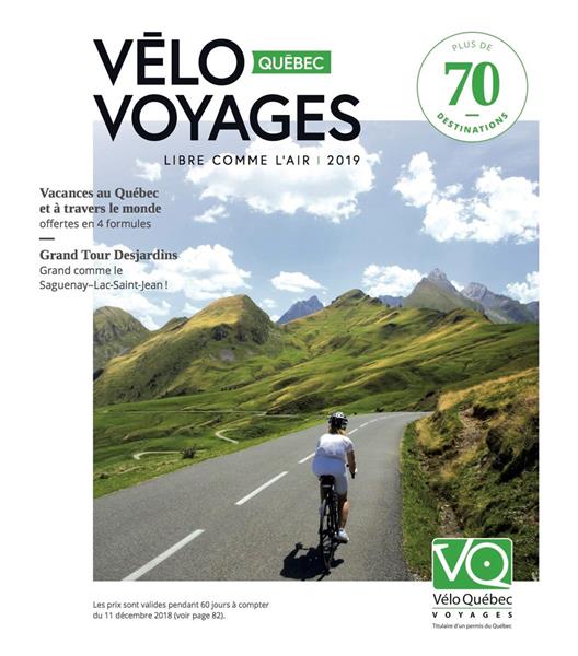 Vélo Québec Voyages – brochure 2019