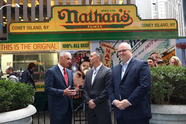 Nathan's Famous MLB Announcement