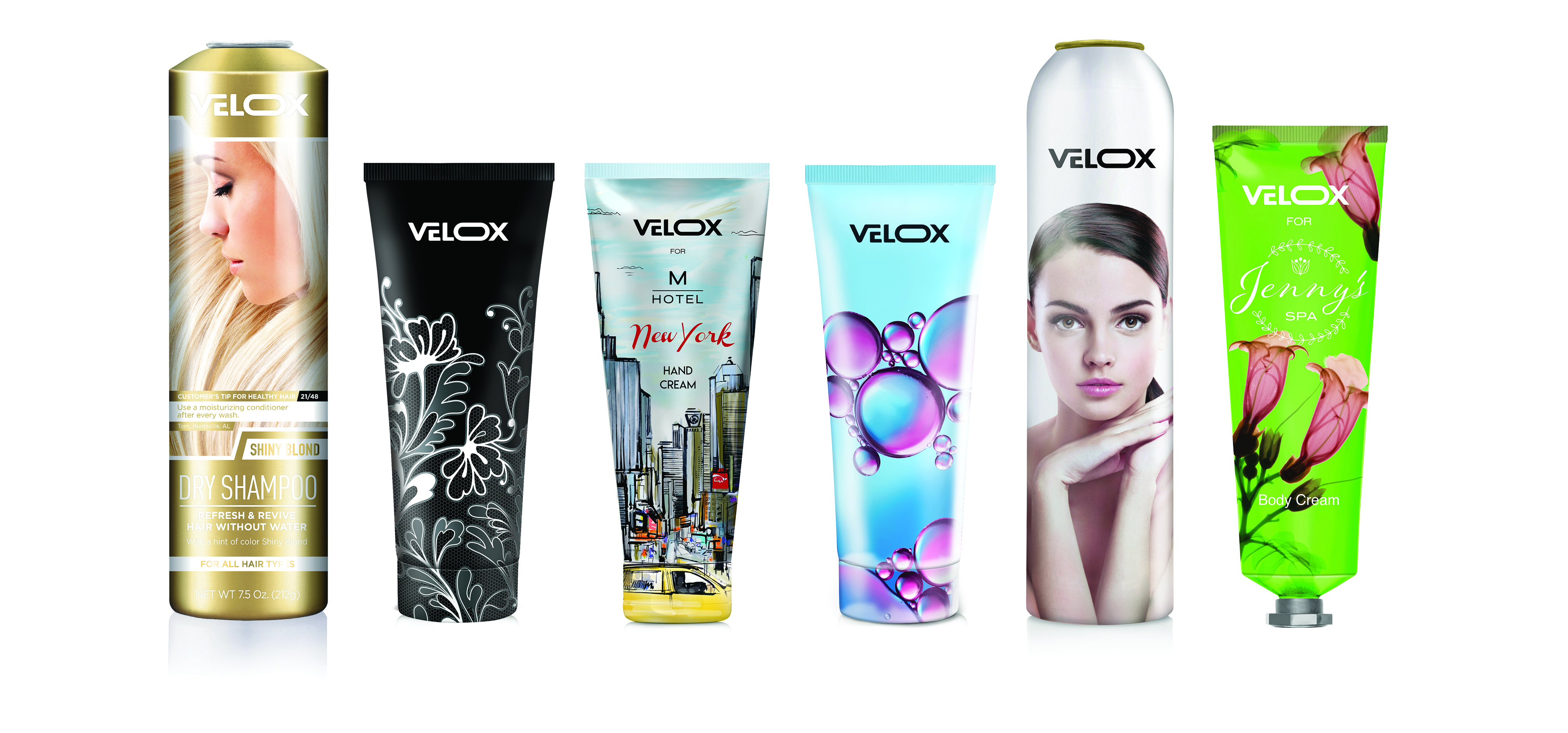 Velox digitally printed containers