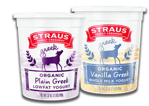 Straus Family Creamery - New Organic Greek Yogurts