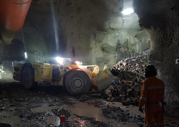Figure 1_Over 1 km of underground development has been achieved at Fruta del Norte