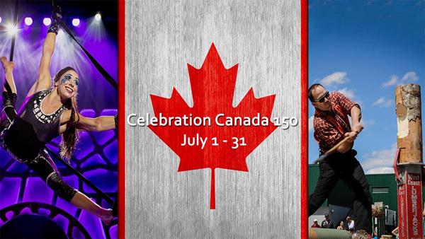 Celebration Canada 150: Celebrate Canada’s 150th birthday at Canada’s Wonderland with events and entertainment throughout the entire month of July.