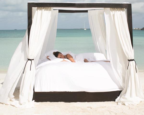 Cariloha bed sheets, mattress, pillows, and duvet made from eco-friendly bamboo. 