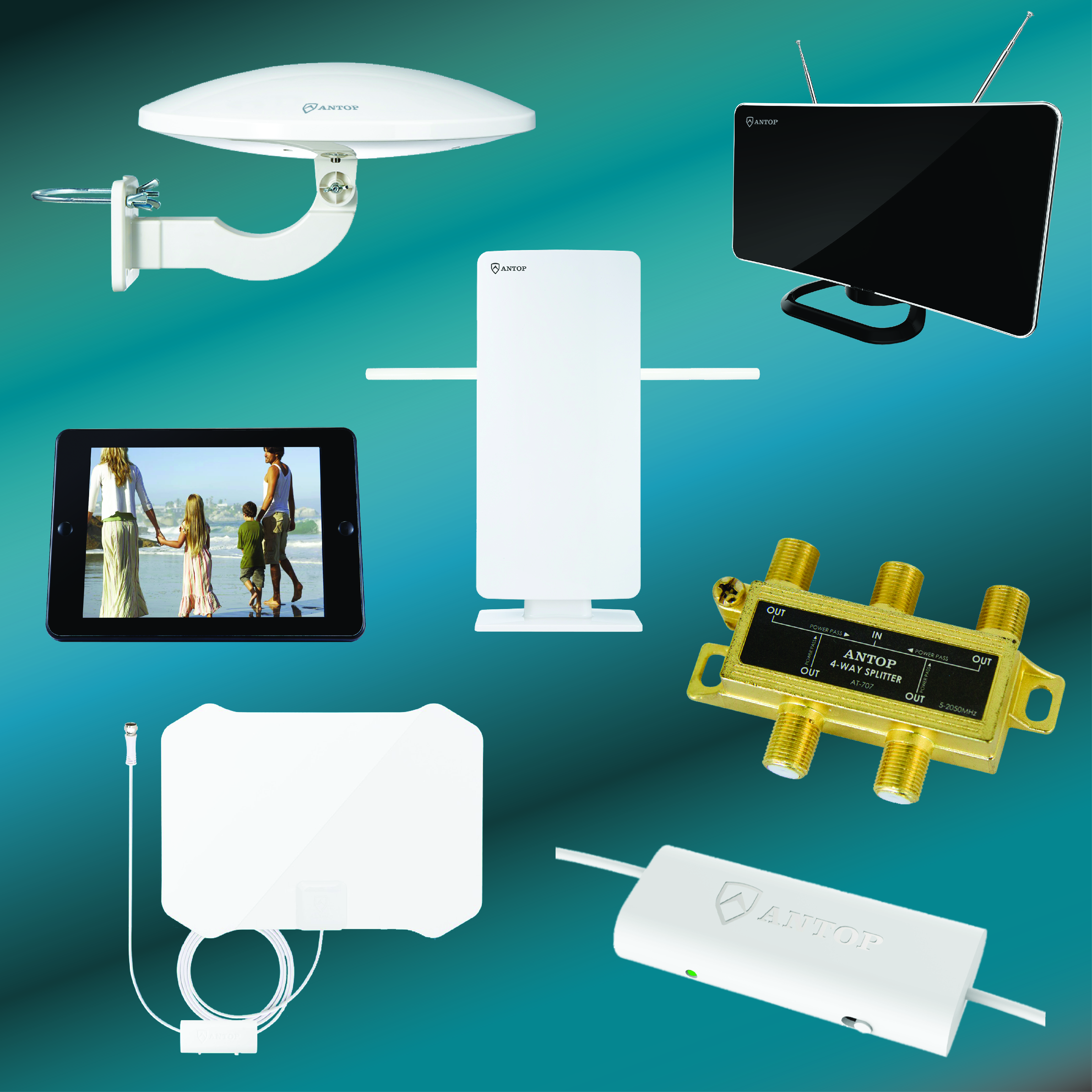 ANTOP Antenna, a global leader in the development of digital indoor and outdoor HDTV antennas utilizes the latest technology and design to provide consumers with greater options to enjoy free local Over-The-Air broadcasts and cut the cord from high priced pay TV services. 