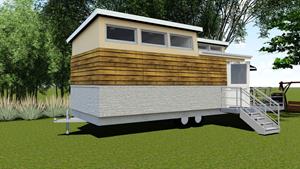 The Texas Two-Step Park Model Tiny House by Superior Concrete Tiny Houses