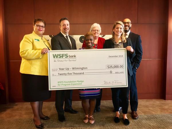 WSFS Foundation donates $25,000 grant to Year Up Wilmington