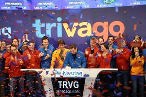 trivago (Nasdaq: TRVG) Rings The Nasdaq Stock Market Opening Bell in Celebration of Its IPO
