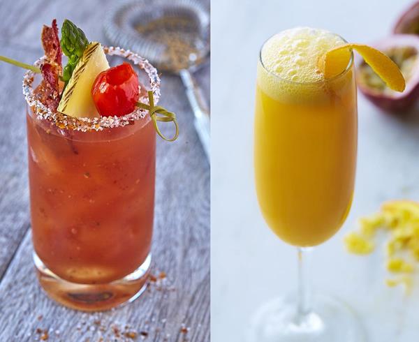 Fogo Bloody Mary and Passion Fruit Mimosa