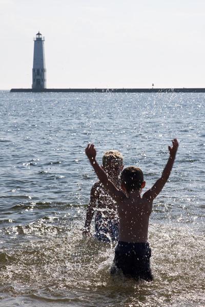 Lake Michigan beaches are pristine and iconic lighthouses stand along the coast in Benzie County 

Photo credit: D. Smith / Make It Benzie