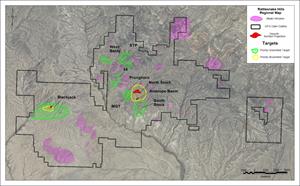 Figure 2: Regional map of the Rattlesnake Hills Gold Project