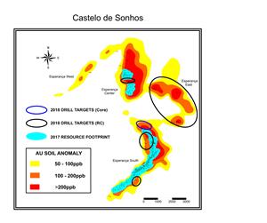 Figure 1, plan map Castelo de Sonhos