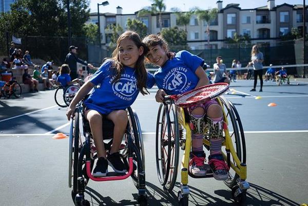 Wheelchair Tennis Athletes- Mayli Gibson and Emma Mondragon