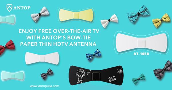 ANTOP Antenna's HDTV Indoor Antenna options include the popular Paper-Thin product line that consists of 26 different models.