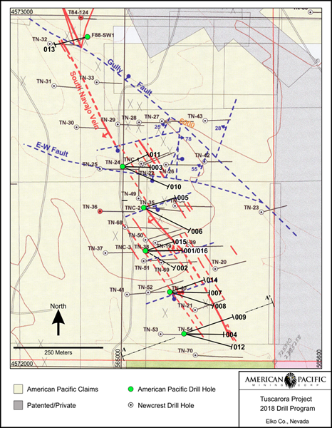 Tuscarora Drill Plan Map 2018