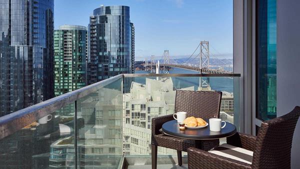 Terrace view from 340 Fremont, one of Furnished Quarters' new buildings in the San Francisco market