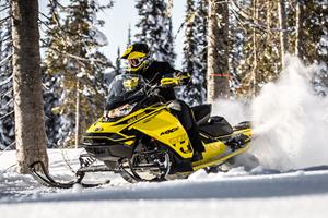 New limited-build Ski-Doo MXZ 600R E-TEC snowmobile with new Rotax 600R E-TEC engine