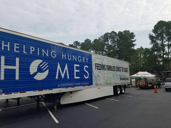 Smithfield Donates $10,000 and 75,000 Pounds of Protein to Hurricane Disaster Relief Efforts