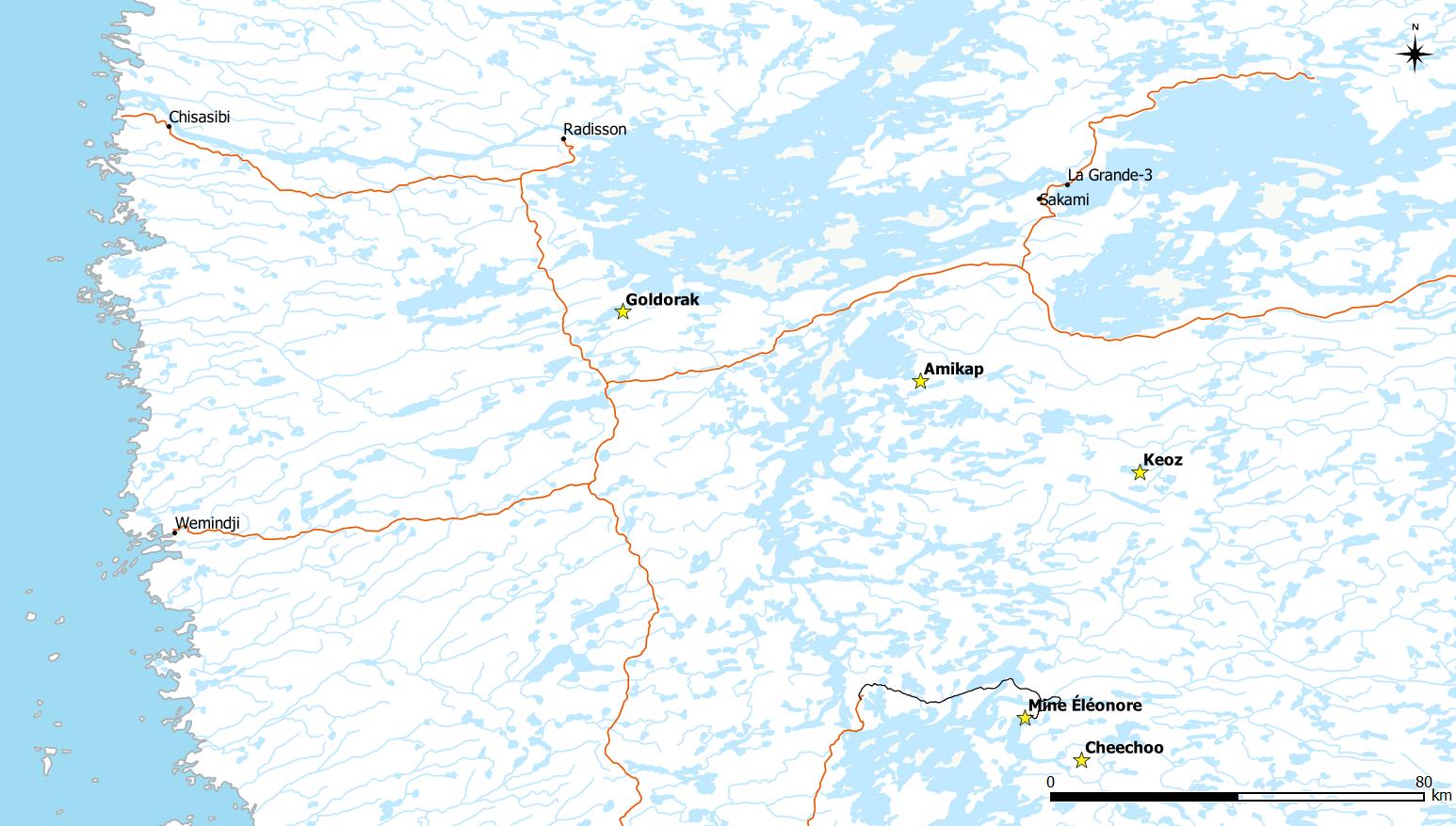 Sirios acquires three new gold projects in James Bay