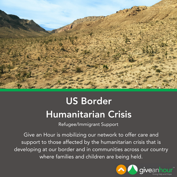 Mental health professionals around the country (specifically Spanish speaking) are being asked to join our network, as we work to provide free mental health services for refugees and immigrants impacted by the humanitarian crisis developing at the U.S. border.