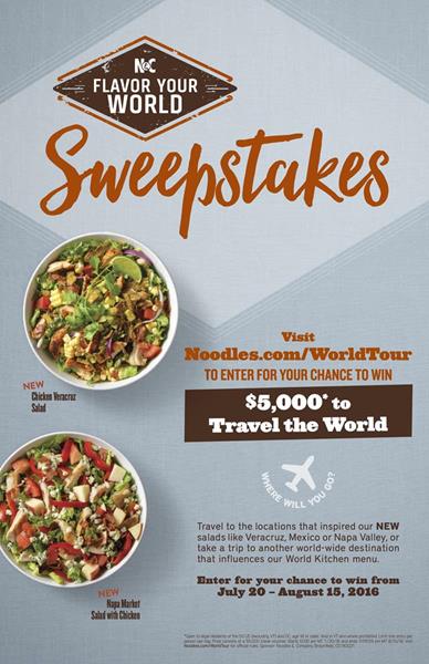 Noodles & Company Flavor Your World Sweepstakes Poster.jpg