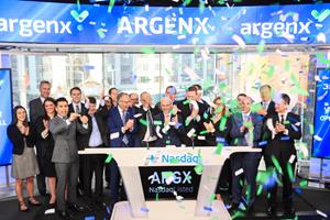 argenx (Nasdaq: ARGX) Rings The Nasdaq Stock Market Opening Bell in Celebration of Its IPO