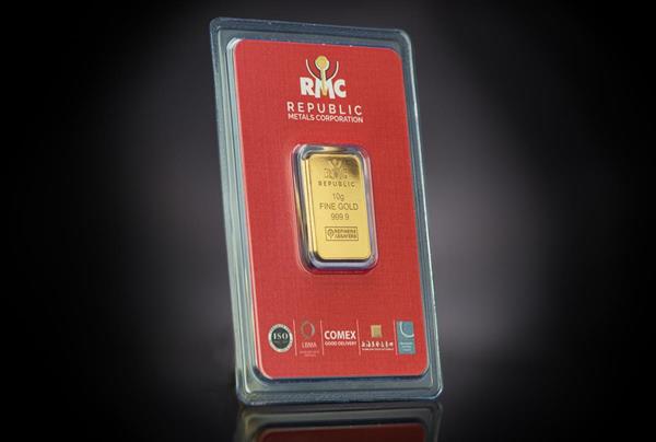 Republic Metals Corporation 10 Gram Gold Bar