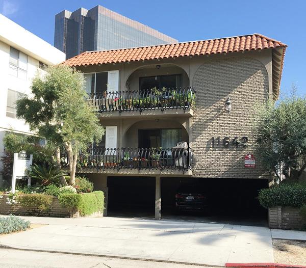 Transwestern brokered the sale of two multifamily properties in Los Angeles: a nine-unit building at 11642 Kiowa Ave. (pictured) in the Brentwood submarket traded for $4.25 million, and a seven-unit property at 941 N. Normandie in the East Hollywood submarket traded for over $2.02 million.