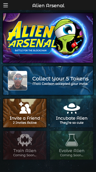 Alien Arsenal - Collect Friend Invite