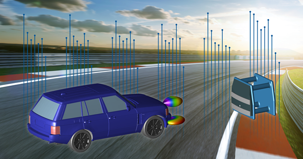WaveFarer simulates raw radar returns for drive test scenarios.