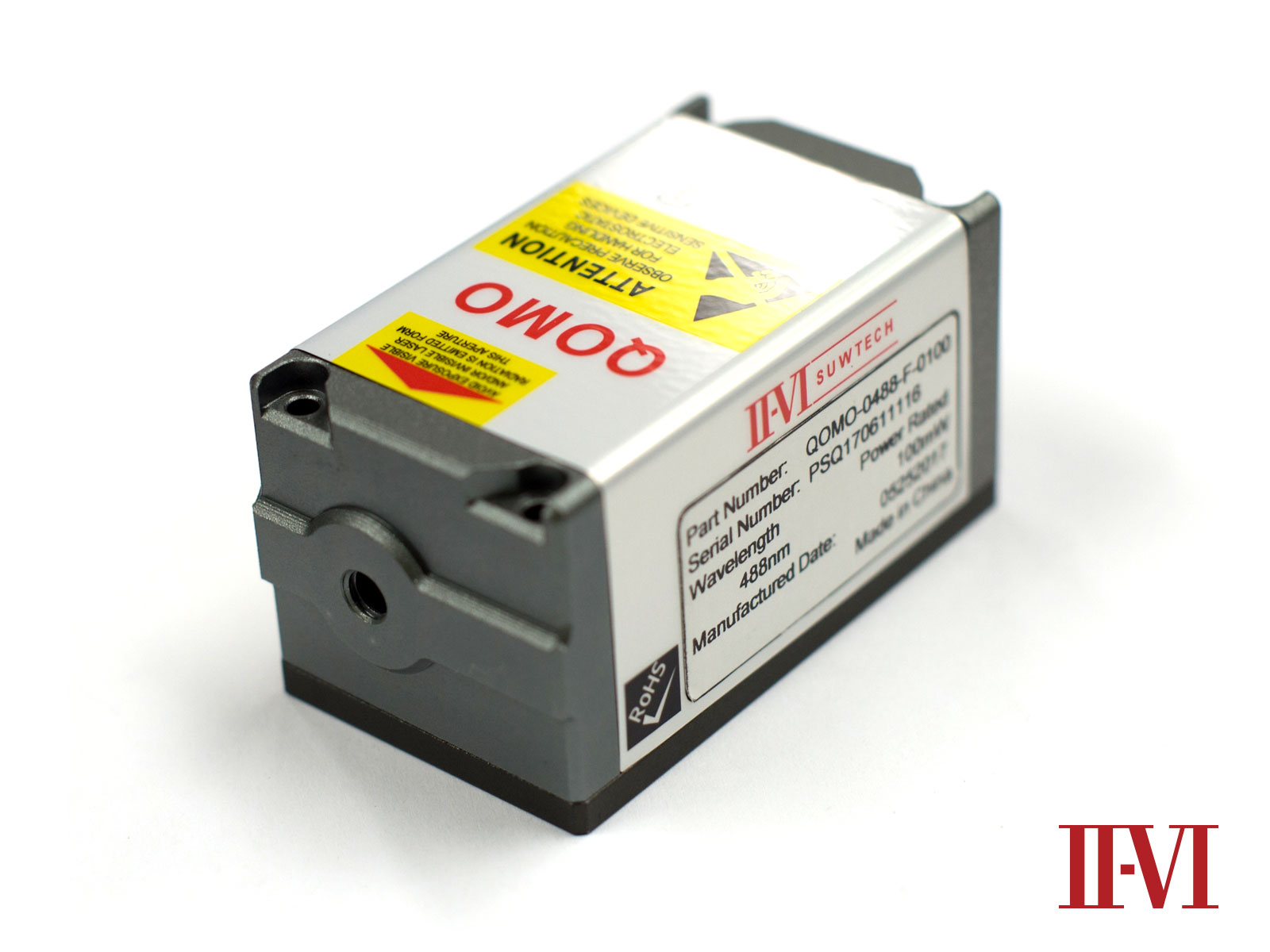 QOMO Laser Head from II-VI Suwtech for Biomedical Instruments