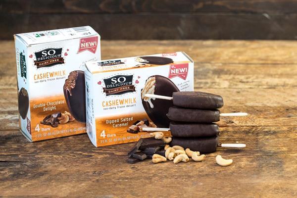 So Delicious Dairy Free Launches New Cashewmilk Bars
