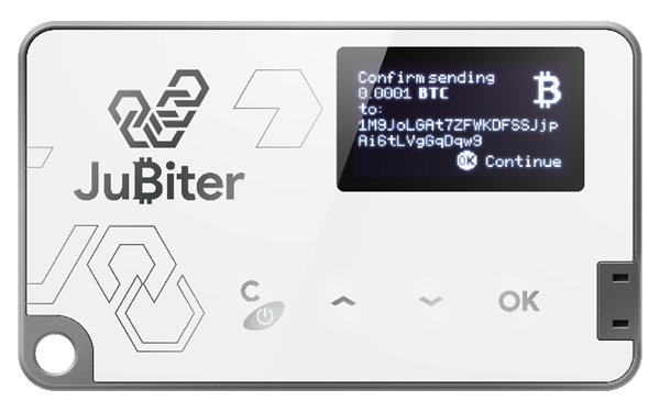 JuBiter Wallet

JuBiter crypto wallet is made by an individual team backed by a 20-year experienced security hardware company (Feitian Technologies Co., Ltd.) which has been providing security tokens for countless number of banks. JuBiter does not intend to change crypto wallets, but instead aims to set an example security level that all hardware wallets should strive to meet.