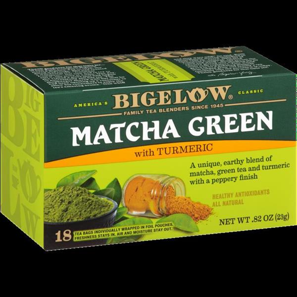 NEW!  Bigelow Matcha Green Tea with Turmeric