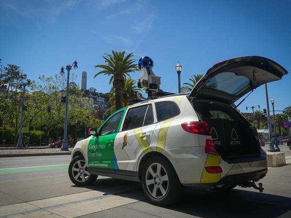 Aclima-equipped Street View car. (Photo courtesy of Aclima, Google.)