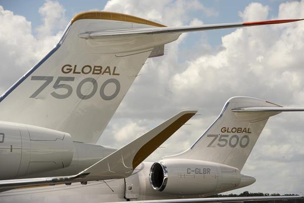 L'avion Global 7500 maintenant certifié par la FAA