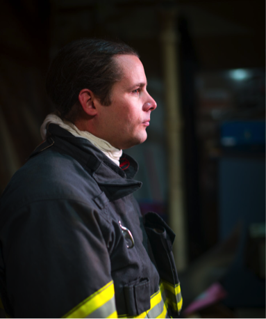 (Firefighter John Brooks. Photo Credit: First Liberty Institute)