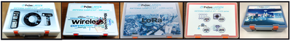 Pulse Larsen Antennas Sample Kits, Embedded World 2018, Booth # 3A-101