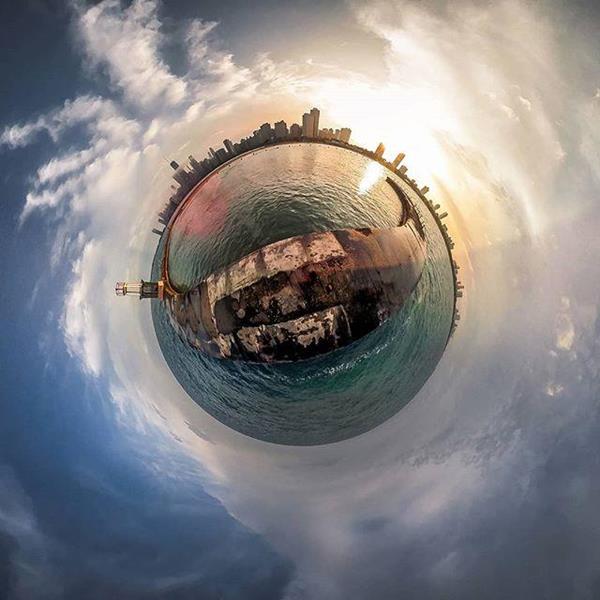 Tom Dahm / Panik Media Tiny Planet shot with ORBIT360 4K VR Camera