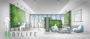 Bylife - Living walls in future office