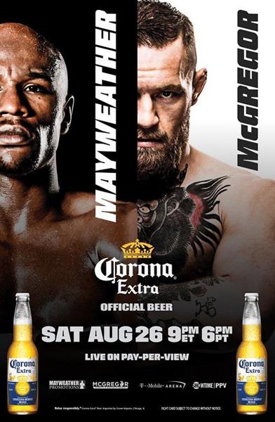 Corona Extra® Gets in the Ring as Official Beer Sponsor of Mayweather vs. McGregor Fight 