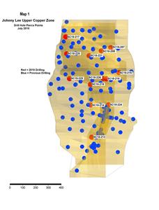 SFR Map 1- Black Butte Copper -Johnny Lee Upper Zone