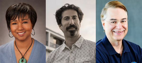 From left to right, Dr. Mae Jemison, Ian Glazer, and Dr. Larry Smarr will be presenting three separate general sessions at the 2017 Internet2 Global Summit taking place April 23-26 in Washington, D.C.