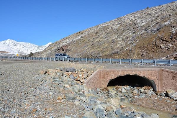 NEW CULVERTS AND GUARDRAILS WERE INSTALLED ON STATE ROUTE 342