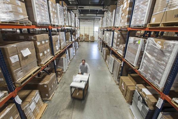 An inside view of the warehouse at EPIC Fulfillment, Inc.