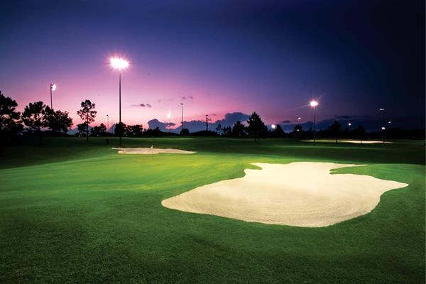 Legends Walk at Orange Lake Resort in Kissimmee, FL is the only lighted course in Central Florida