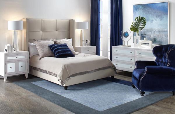 Modern Sapphire Bedroom