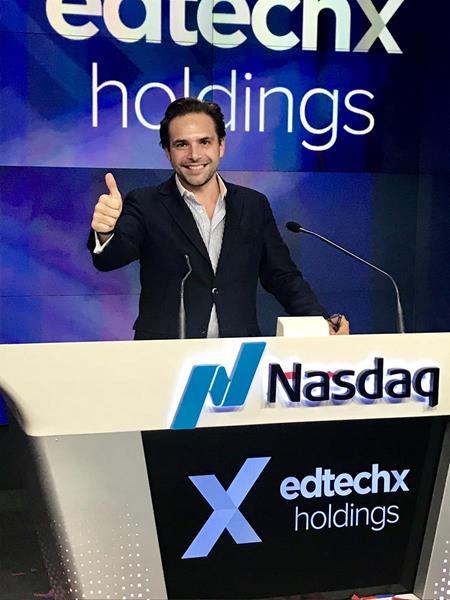 Benjamin Vedrenne-Cloquet CEO EdtechX holdings