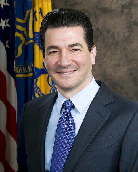 FDA Commissioner Scott Gottlieb
