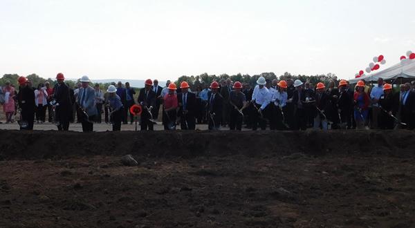 Tractor Supply Company’s Northeast Distribution Center Groundbreaking Ceremony. Photo Courtesy of Times Telegram