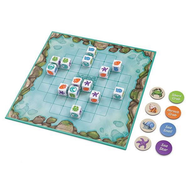 Rolling Tides game board and game elements
